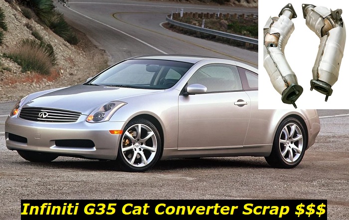 Infiniti g35 cat converter scrap price